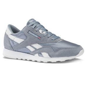 Adidasy Męskie Reebok Classic Nylon Głęboka Niebieskie/Białe/Głęboka Niebieskie PL 83LRVQT